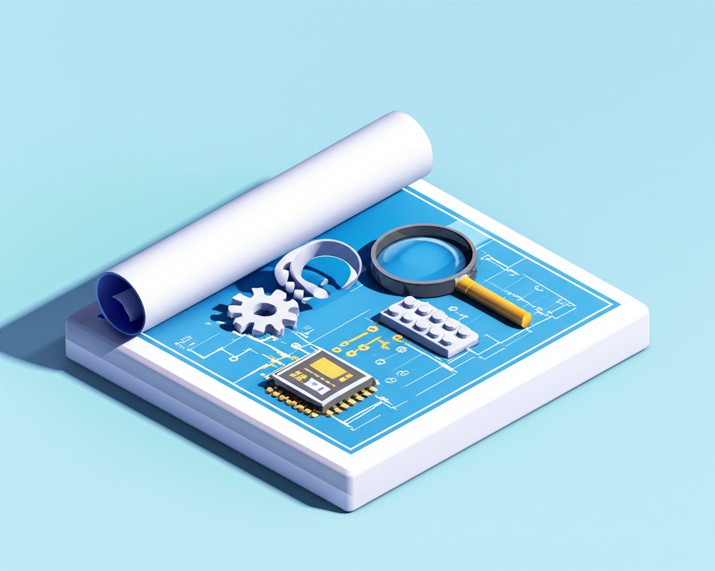 Essential core components diagram, decoding system blueprint architecture.